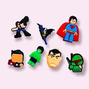 Superhero Croc Charm Bundle